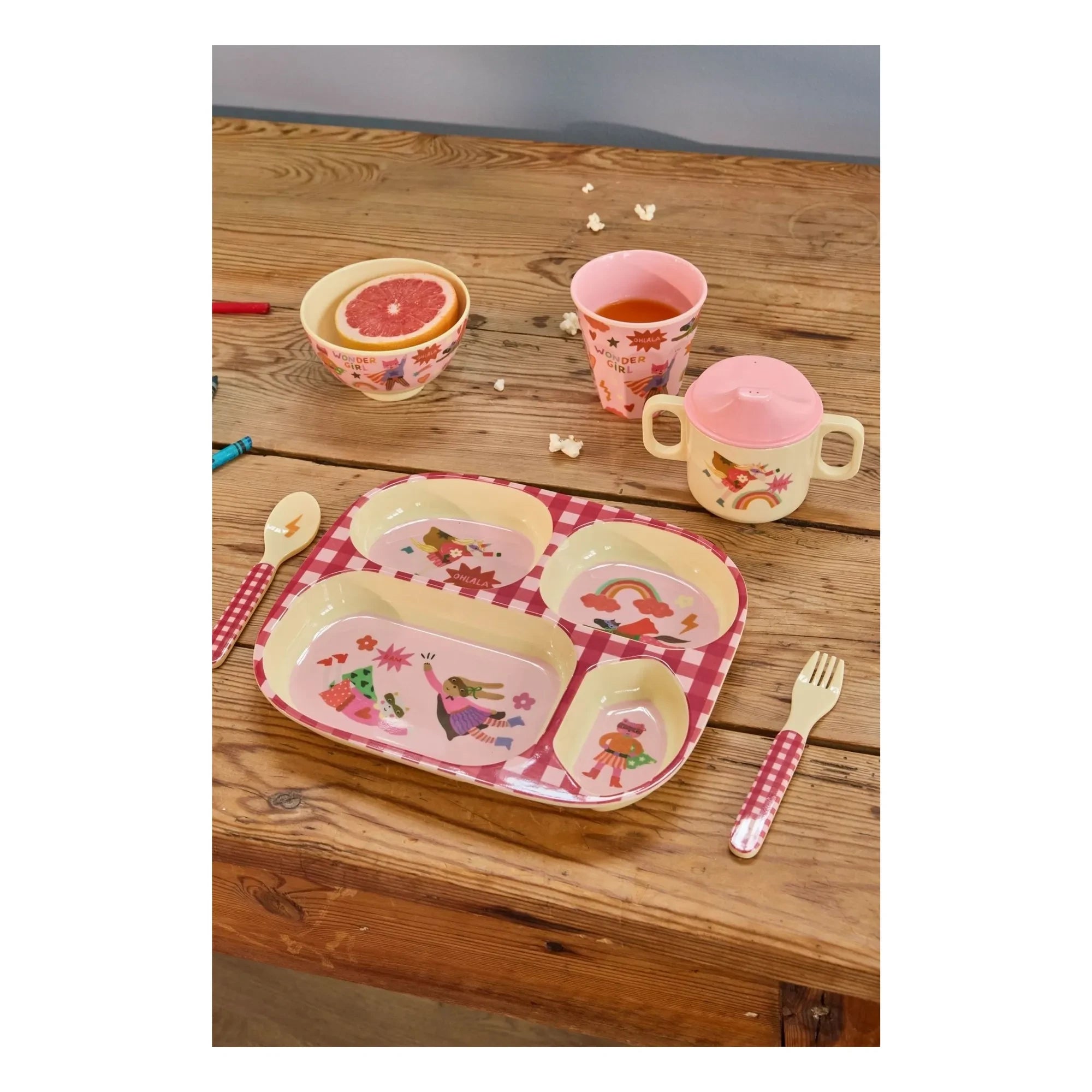 Rice - Hero Melamin Brotdose | Rosa