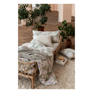 garbo&friends - Plumbago Bio-Baumwolle Bettwäsche-Set | Blau