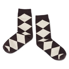 Repose AMS - Harlequin Socks | Kahverengi