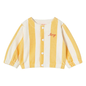 Tinycottons - Gestreiftes Sweatshirt aus Bio-Baumwolle | Gelb