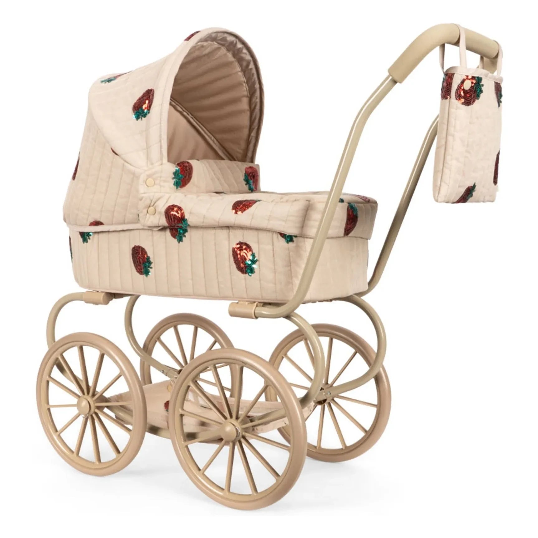 Konges Sløjd - Minnie Strawberry Kinderwagen | Beige