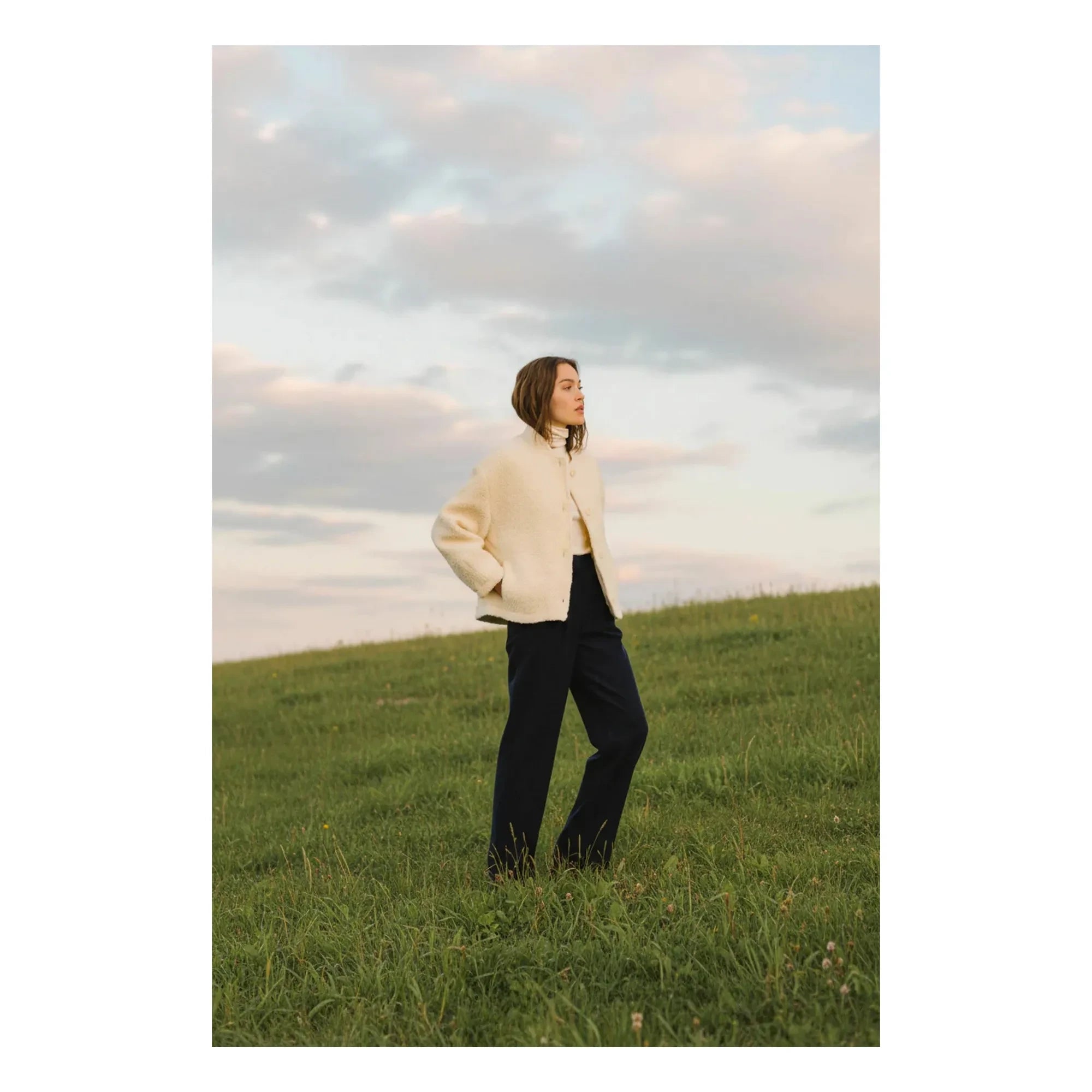 Sacrécoeur - Jay Bouclette Virgin Wool Jacke | Weiß