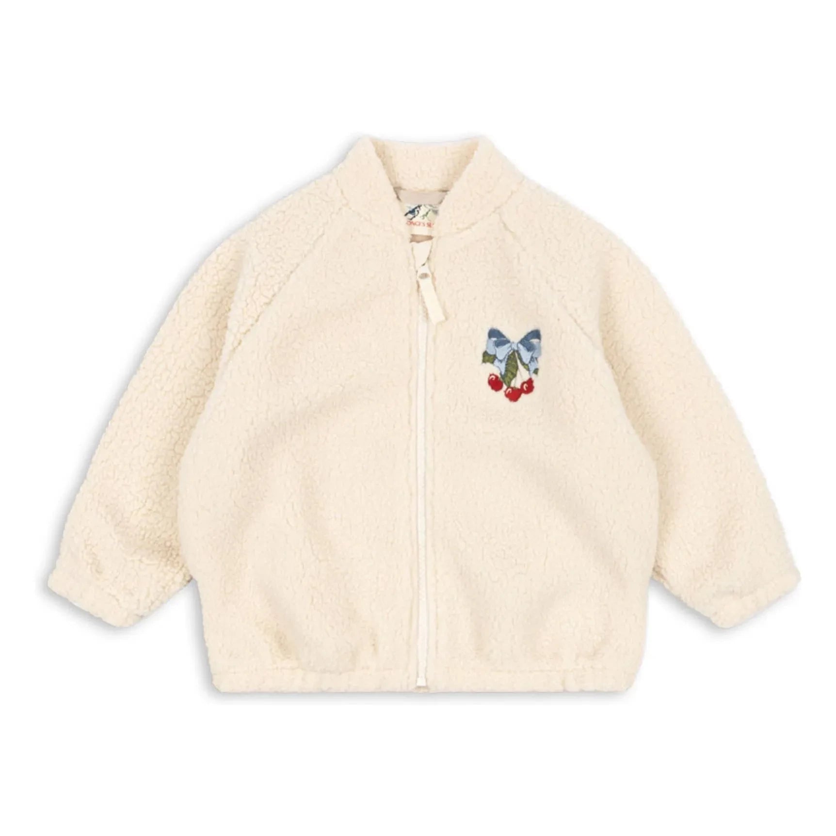 Konges Sløjd - Jazz Sherpa Jacke Cherry recycelte Fasern | Creme