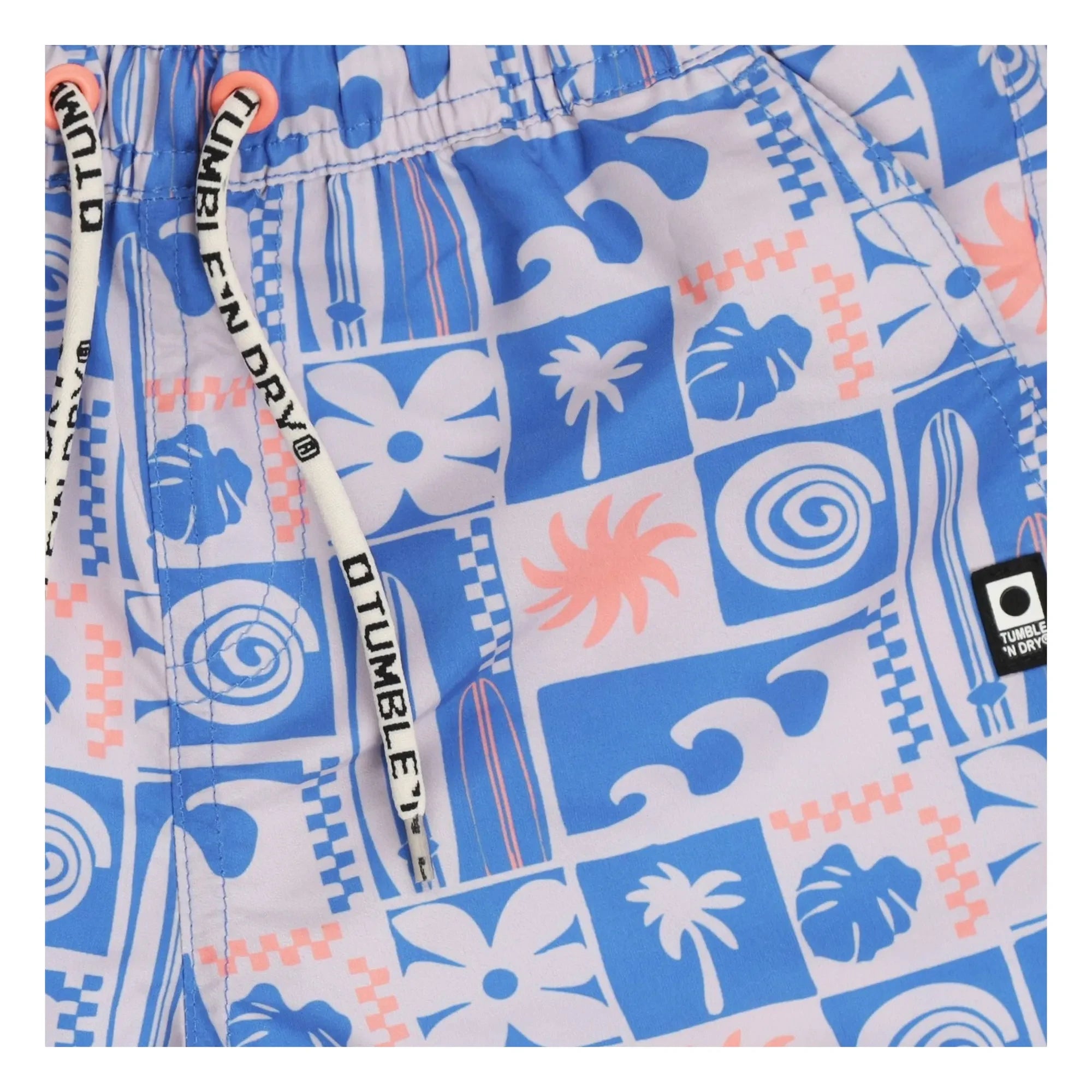 Tumble N'Dry – Badeshorts Santos aus recycelten Fasern | Blau