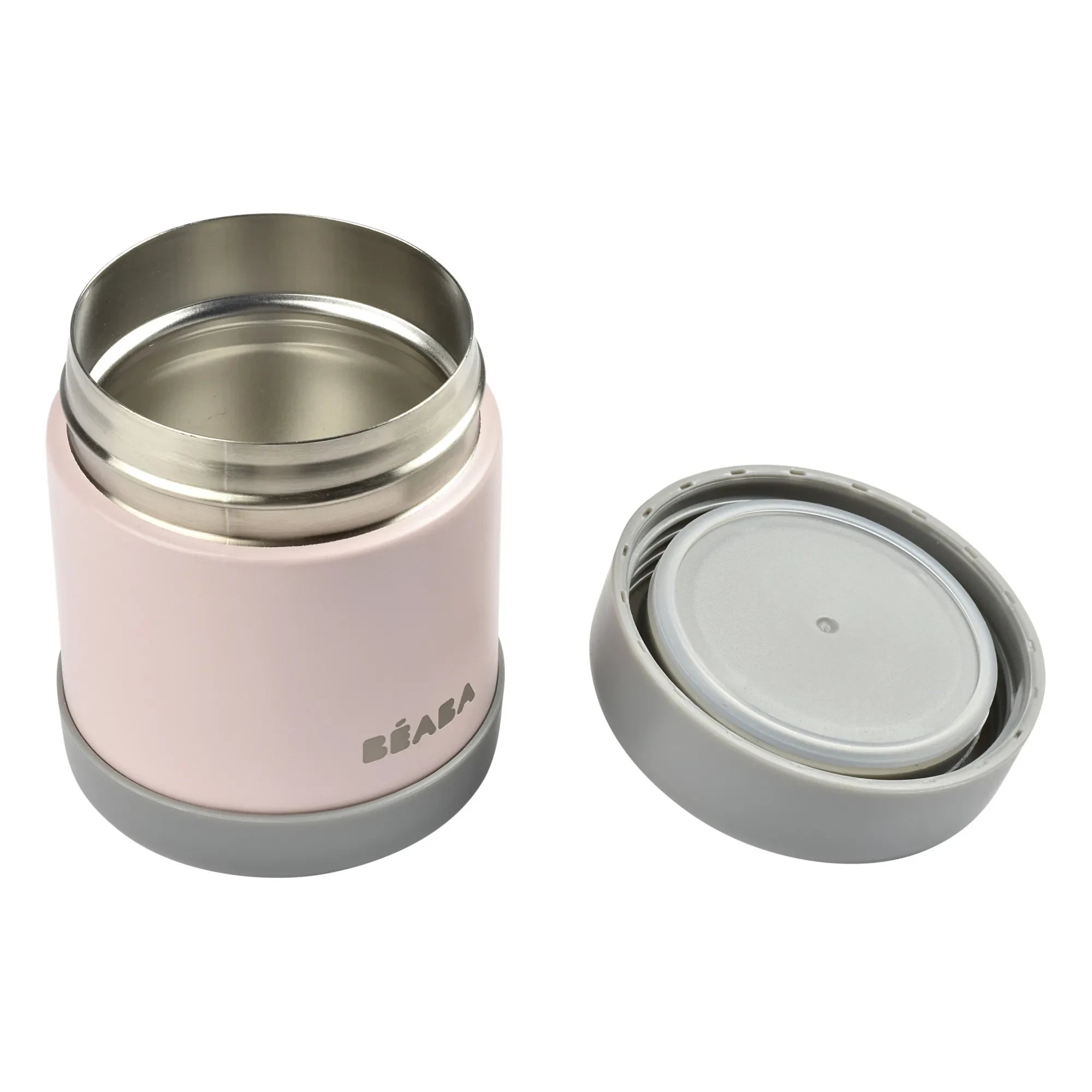 Béaba - Yalıtımlı Paslanmaz Çelik Yiyecek Saklama Kabı - 300 ml | Pembe