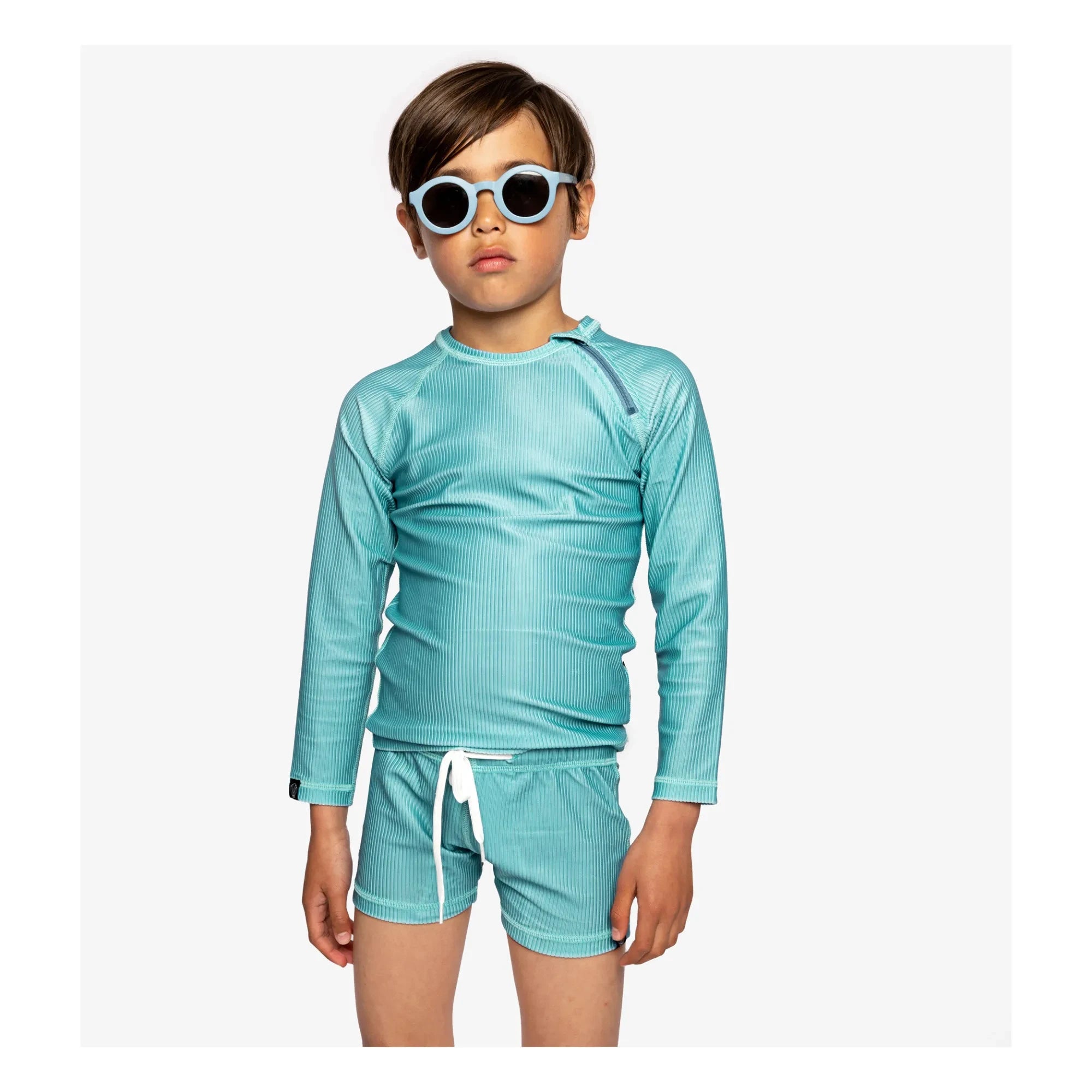 Beach & Bandits - Anti-UV Rippshirt | Türkis