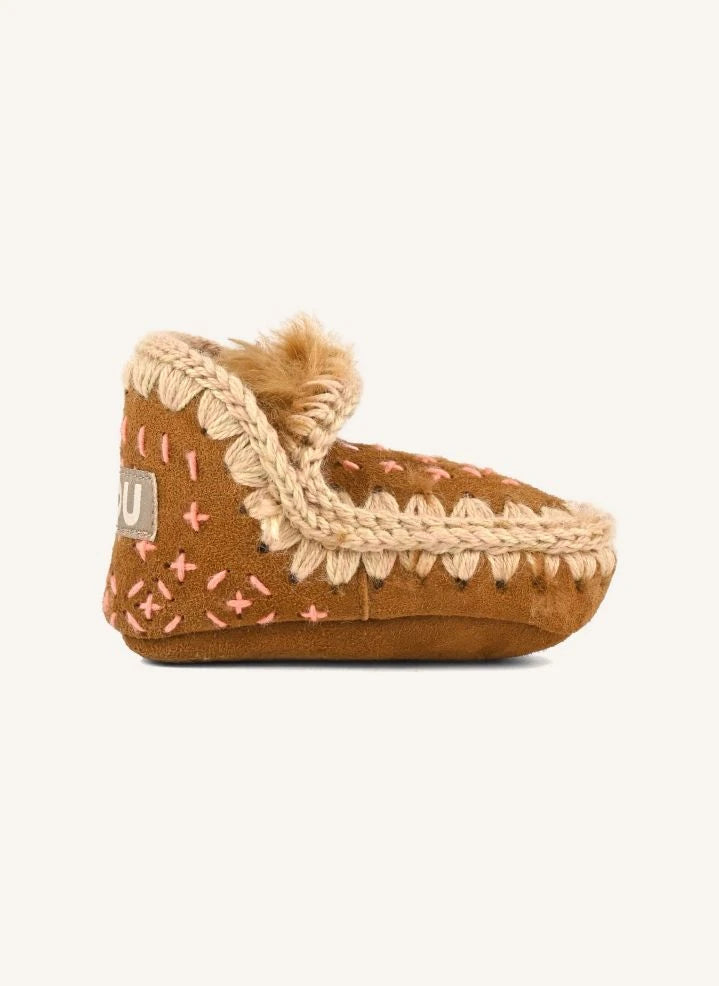 Mou - Eskimo Sashiko Stiefeletten | Cognac