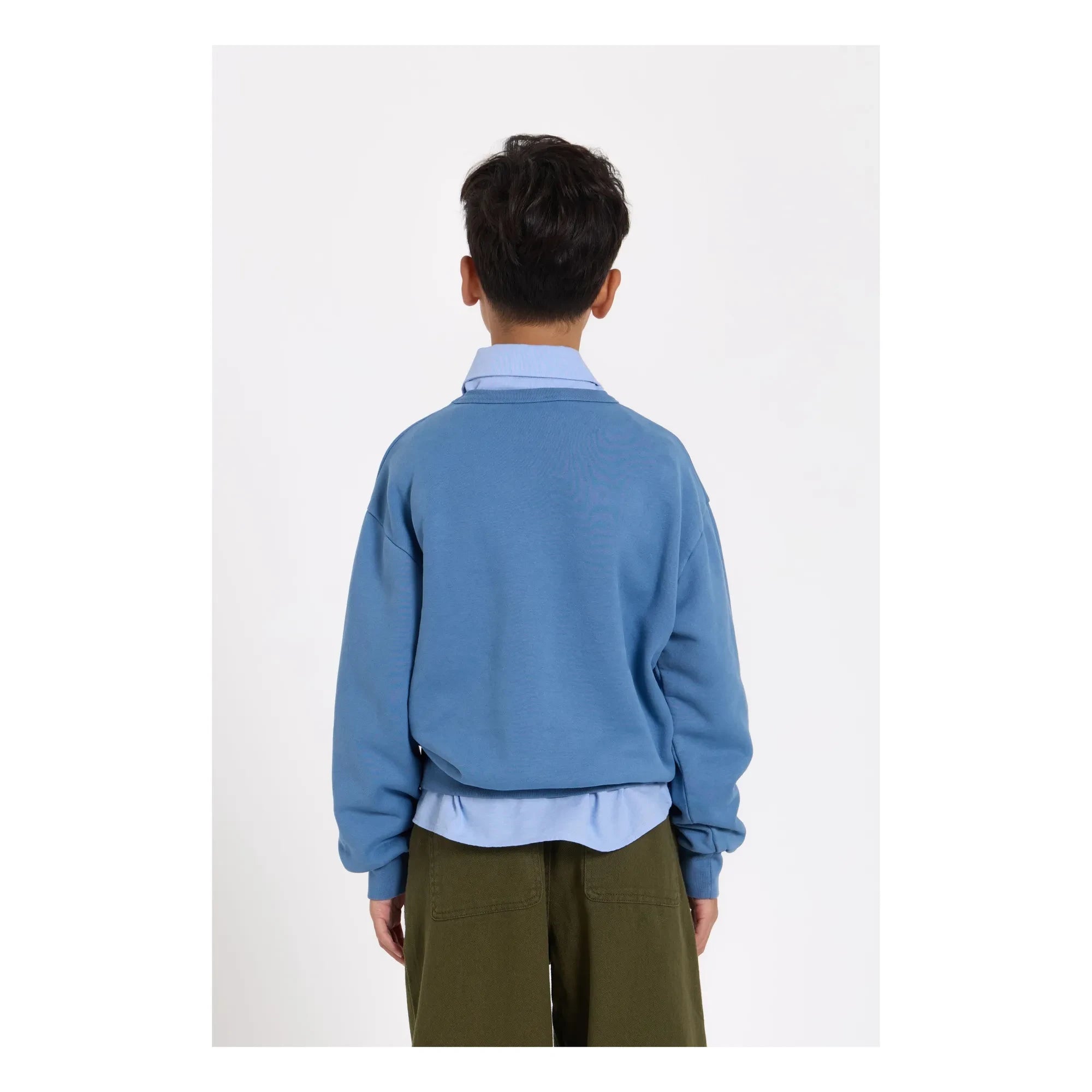 Smallable Kid - Arlo Sweatshirt aus Bio-Baumwolle | Blau