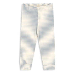 Konges Sløjd - Gestreifte Bio-Baumwoll-Leggings | Beige
