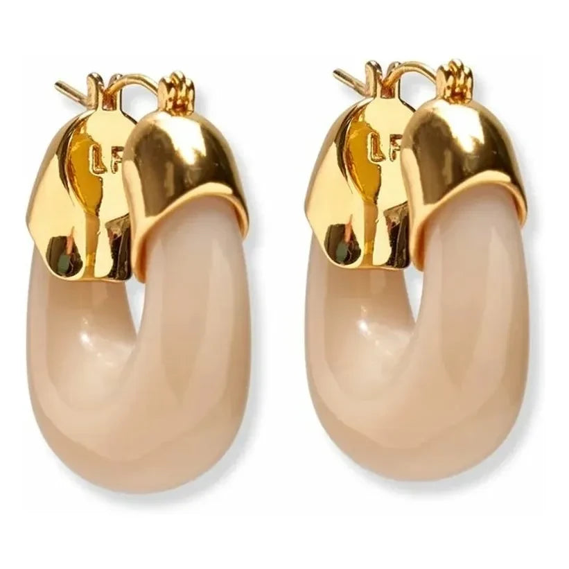 Lizzie Fortunato - Mini Organic Ohrringe | Beige