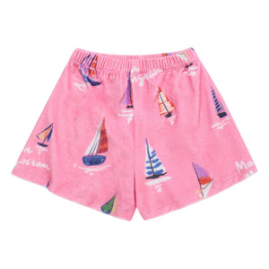Maison Mangostan – Voiles Eponge Shorts | Rosa