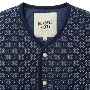 Hundred Pieces - Malya Bandana Ceket | Indigo Mavi