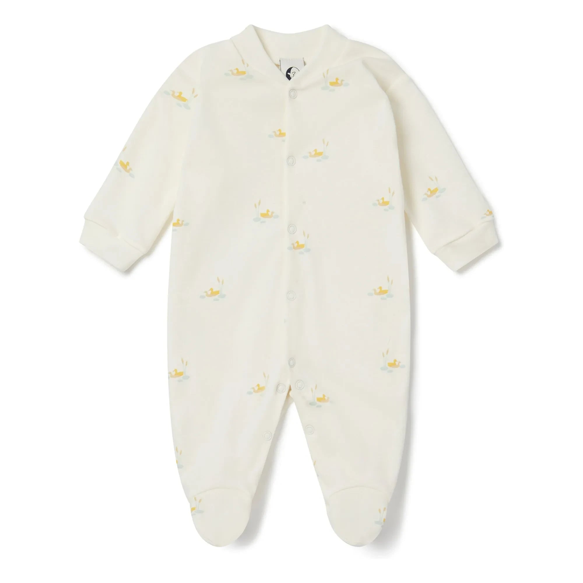 Sleepy Doe - Entenfuß-Pyjama Bio-Baumwolle | Ecru