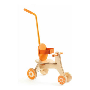 Djeco - POMEA - Dreirad für Puppen | Orange
