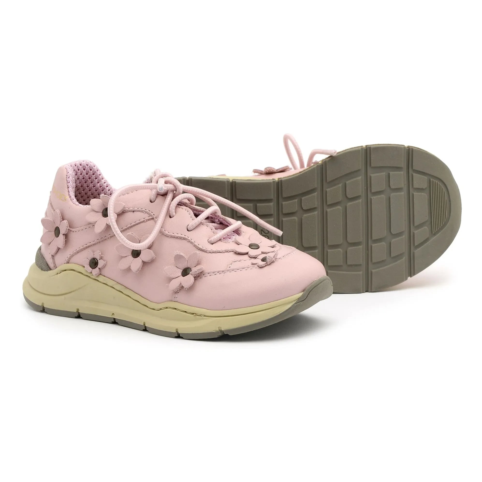 Pèpè - Rosa Blumen Sneakers