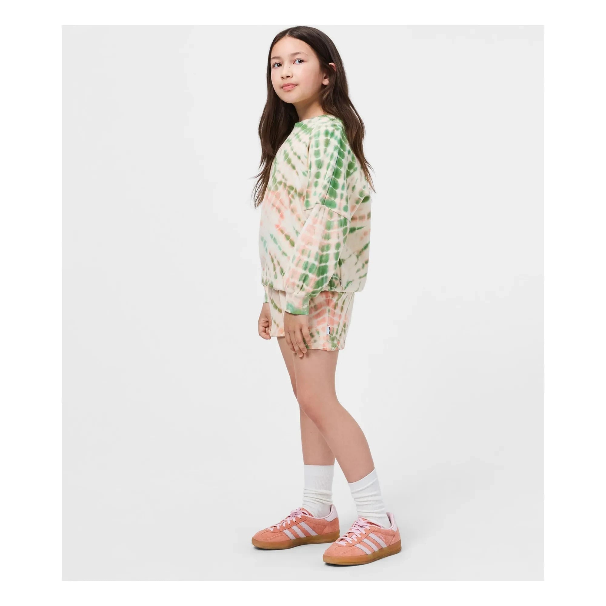 Molo - Akima Tie and Dye Bio-Baumwoll Shorts | Blassrosa