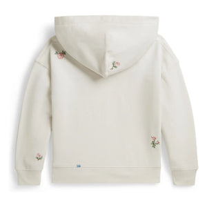 Ralph Lauren – Kapuzenpullover mit Blumenmuster | Weiß