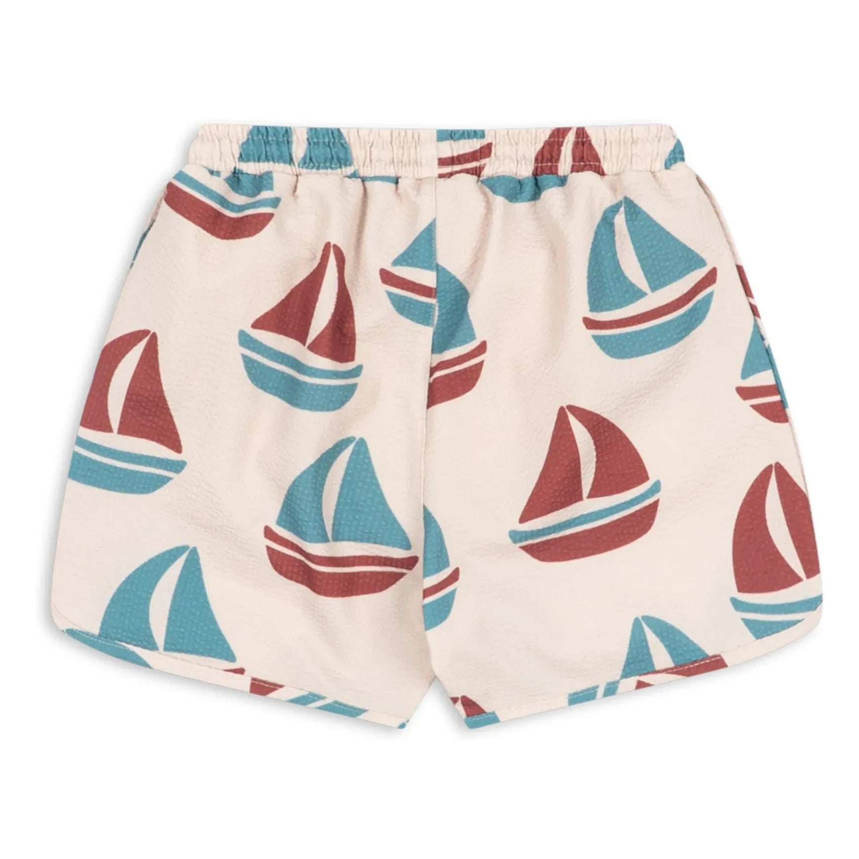 Konges Sløjd - Asnou Bateaux Badeshorts aus recyceltem Faserstoff | Ecru