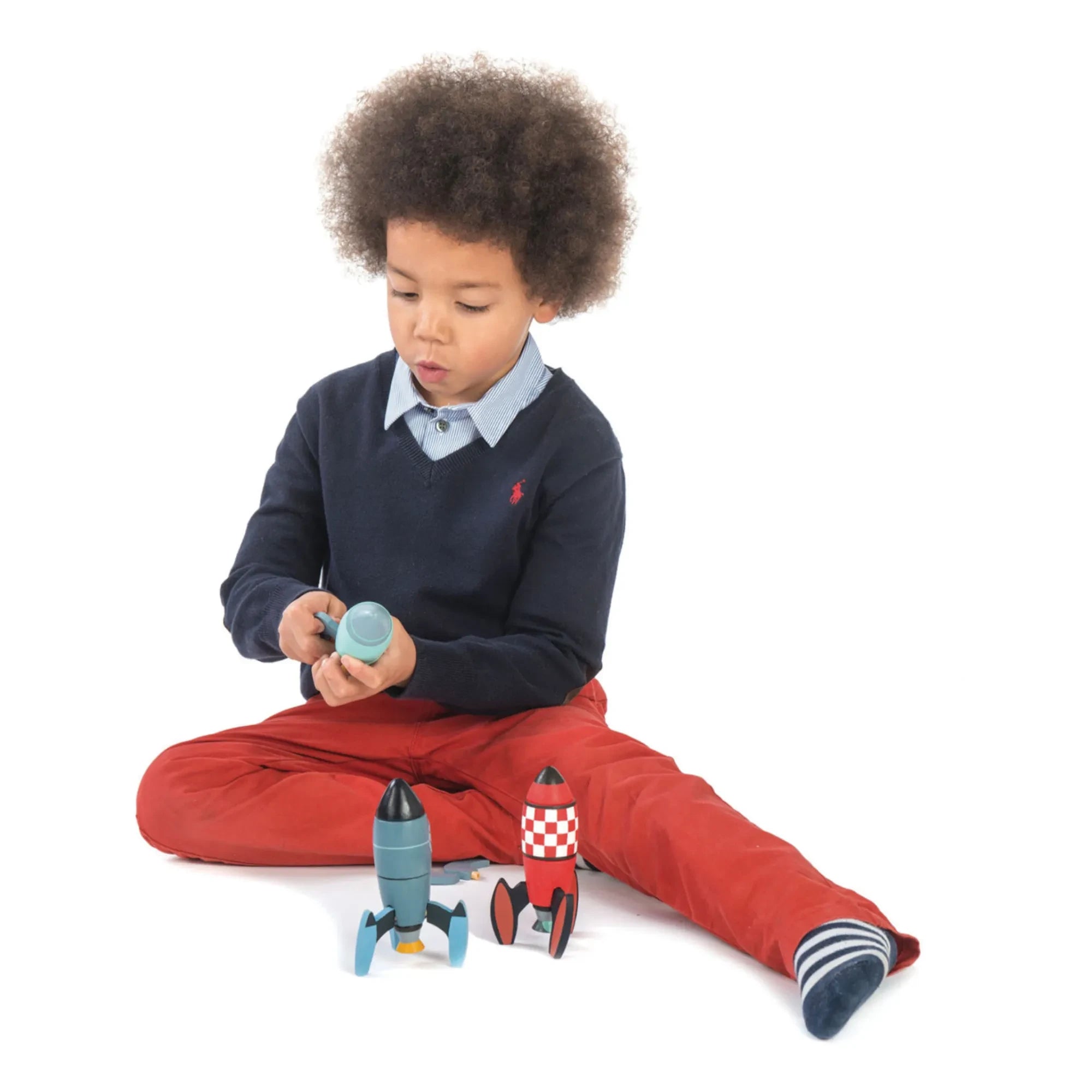 Tender Leaf Toys – Raketenbauspiel – 3er-Set