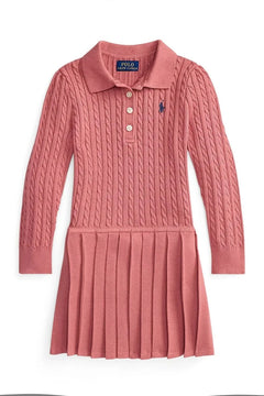 Polo Ralph Lauren Pamuklu Pileli Elbise