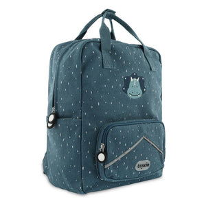 Trixie - Mr. Triceratops Großer Rucksack | Grau-Blau