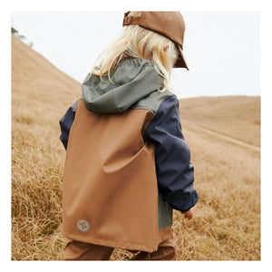 Wheat - Otu Recycelte Faser Wasserdichte Jacke | Graublau