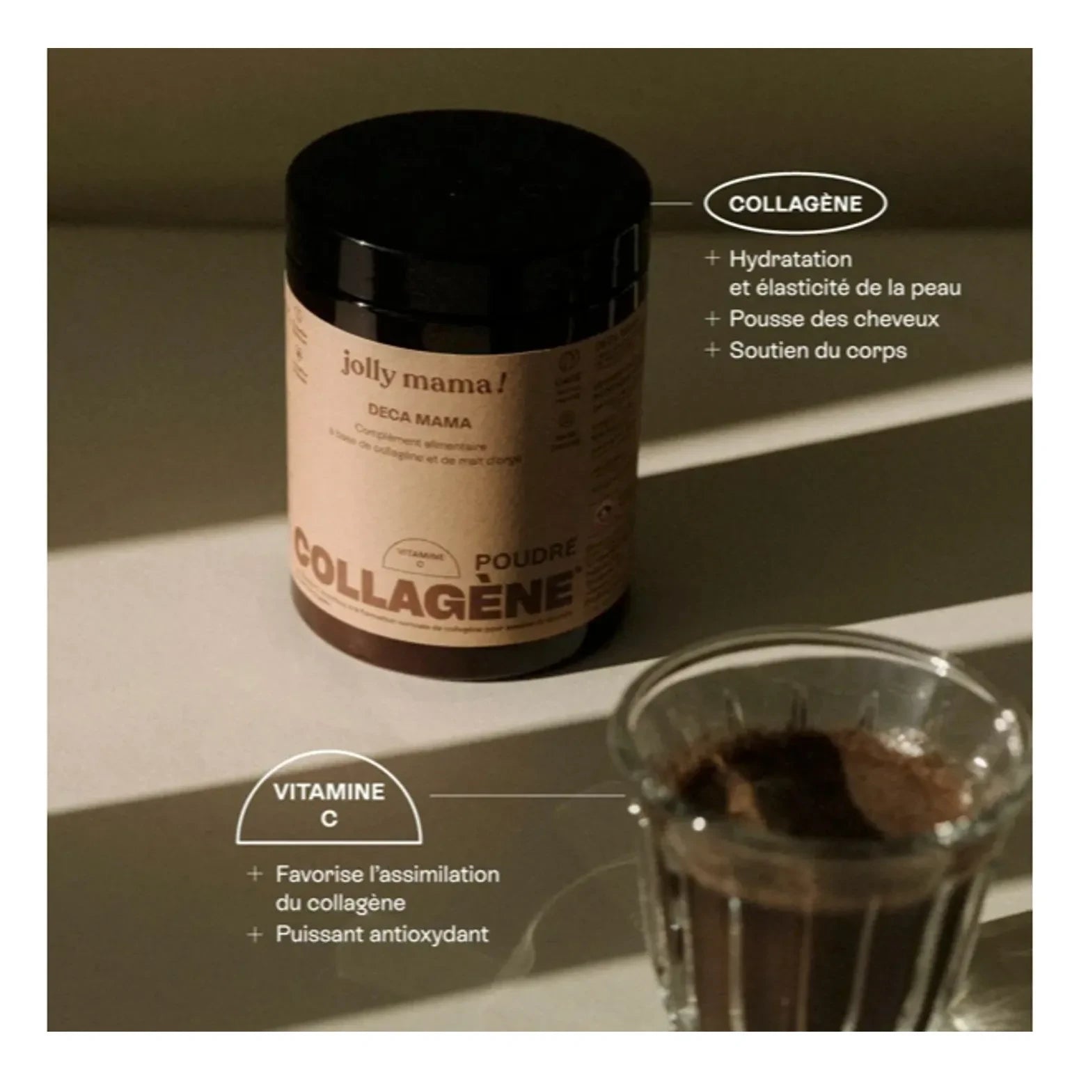 Jolly Mama - Déca Mama Kollagen Haut- und Haarpulver - 120g