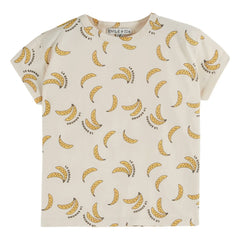 Emile et Ida - Bio-Baumwoll-T-Shirt mit Banane | Creme