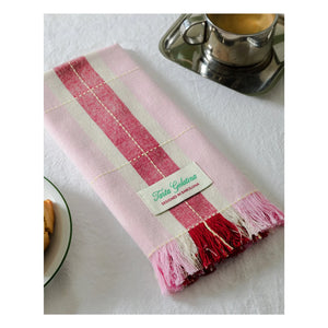 Tarta Gelatina – Bio-Baumwollservietten – 2er-Set | Rosa