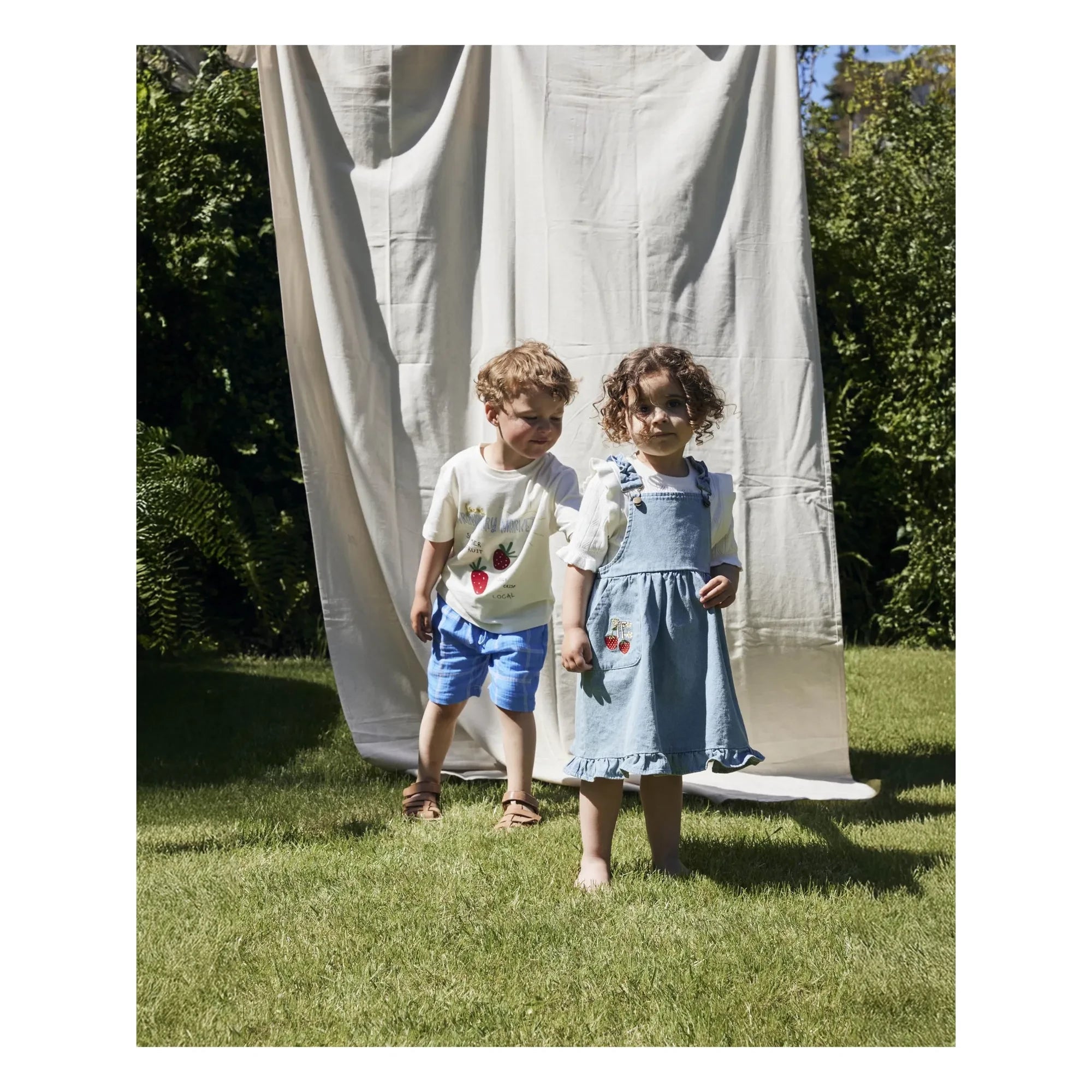Fliink - Don Denim Jumpsuit Kleid | Hellblau