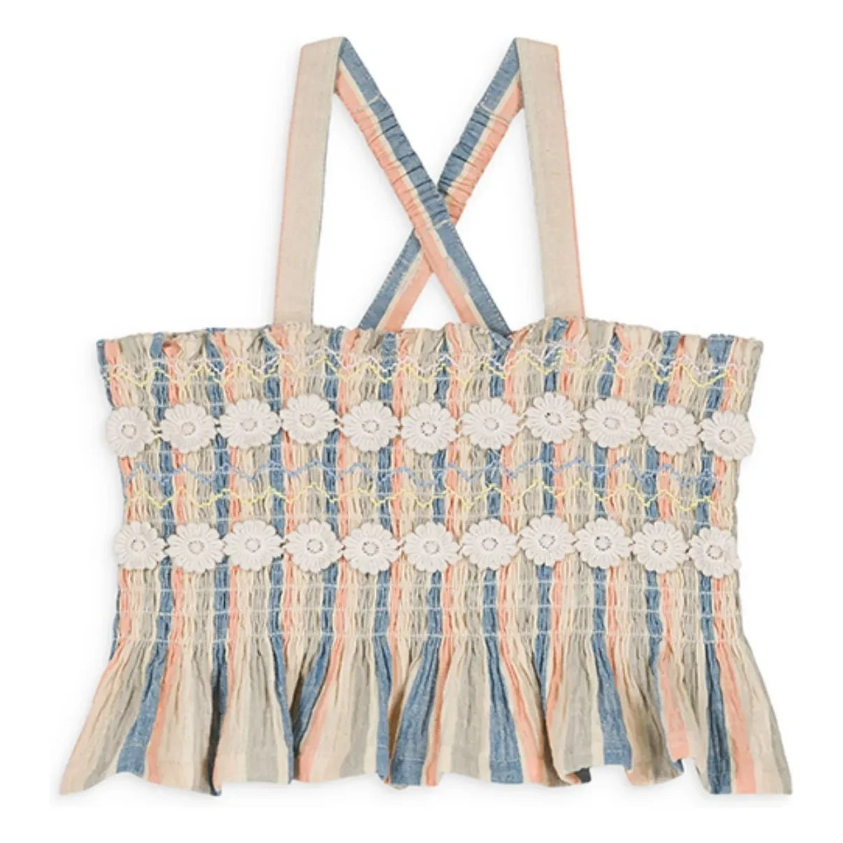 Louise Misha - Florentina Bio-Baumwolle Oberteil | Sand