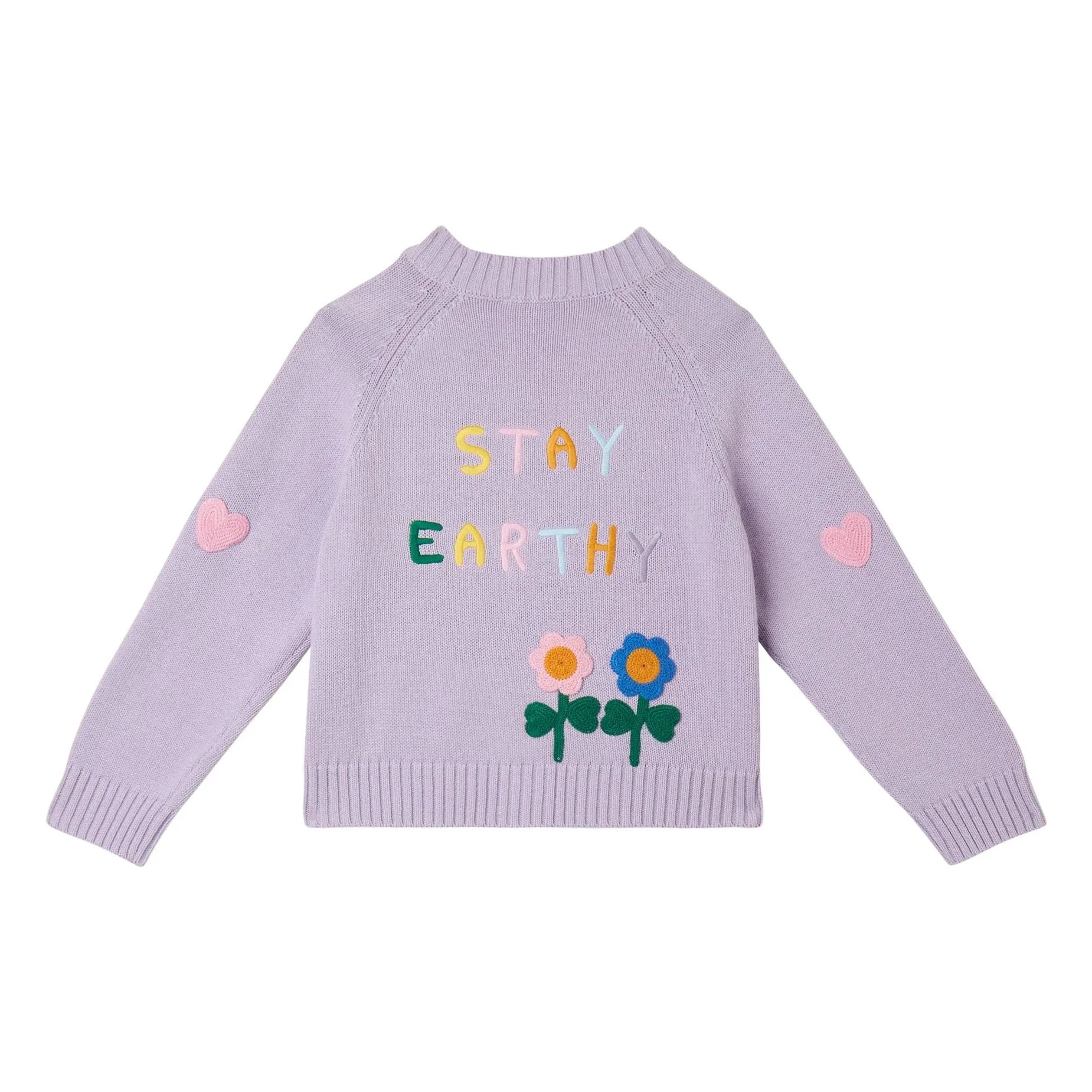 Stella McCartney Kids - Soleil Strickjacke | Flieder