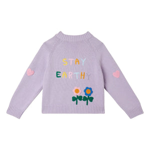 Stella McCartney Kids - Soleil Strickjacke | Flieder
