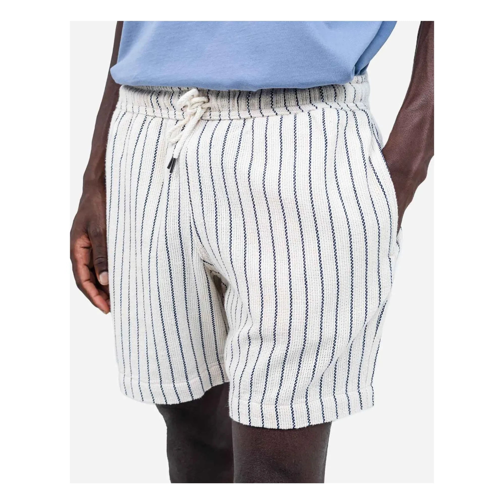 Olow - Bodhi Gestreifte Shorts | Weiß