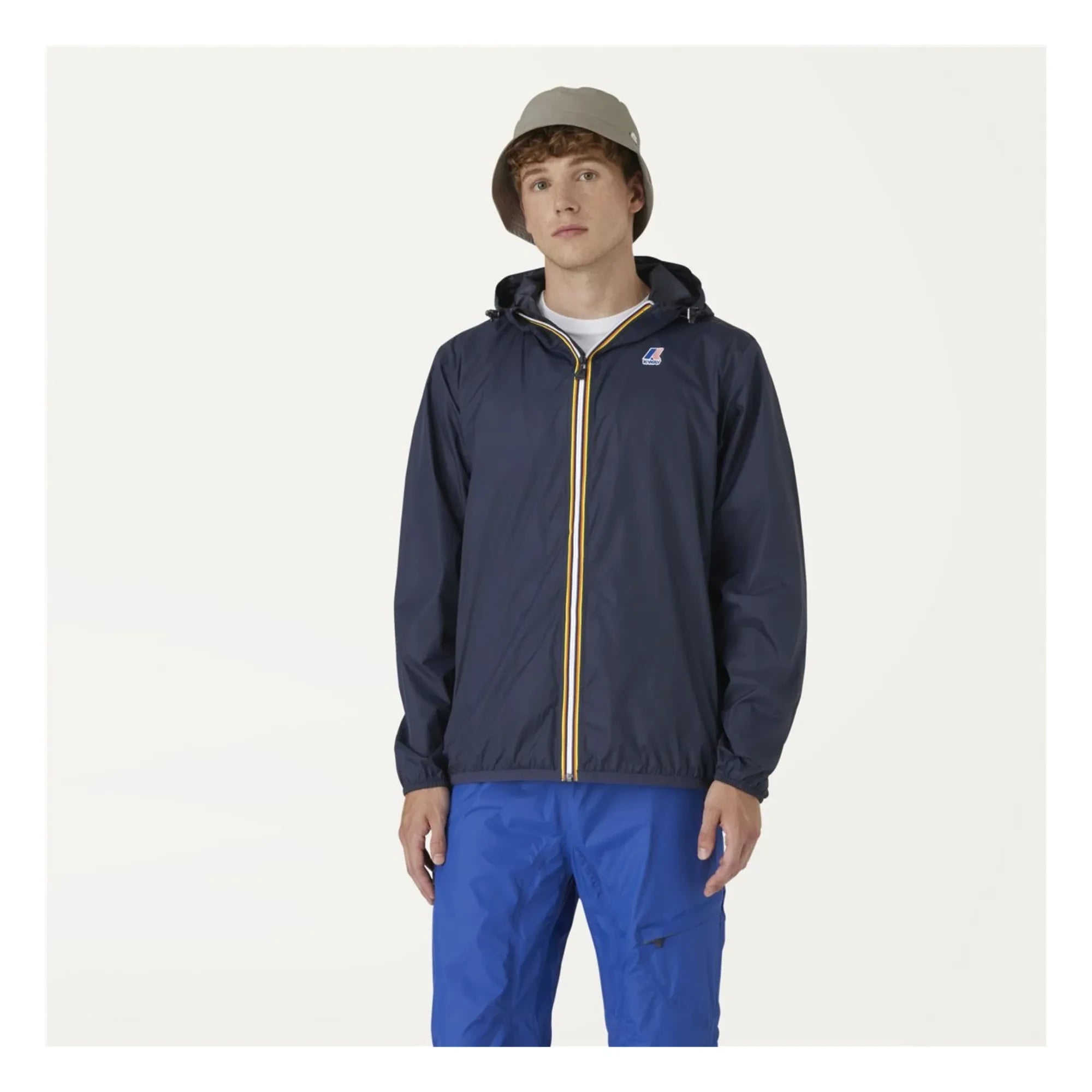 K-way - Le Vrai Claude 3.0 K-Way Regenjacke - Herrenkollektion | Marineblau