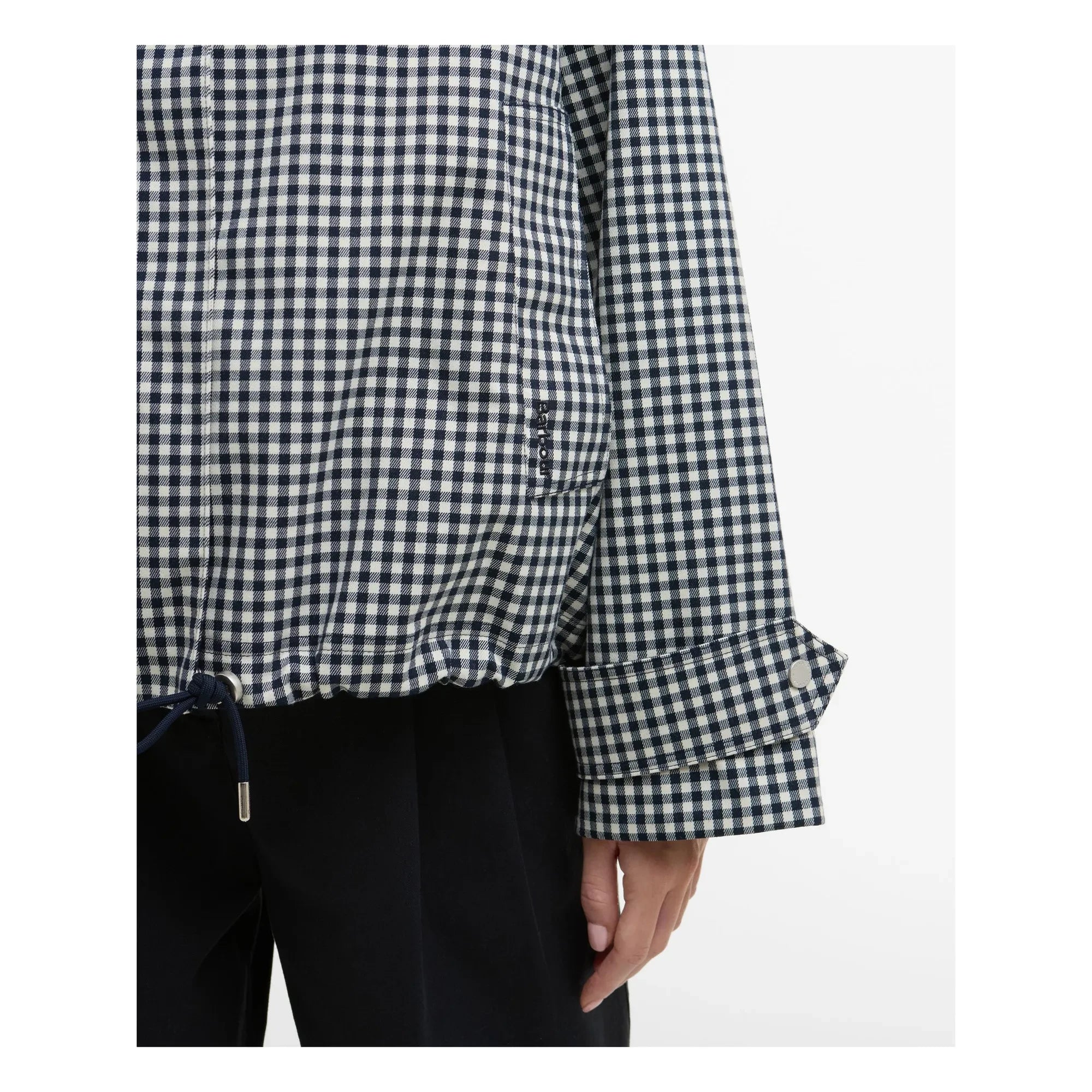 Barbour - Bronwyn Wasserdichte Karo-Jacke | Grau