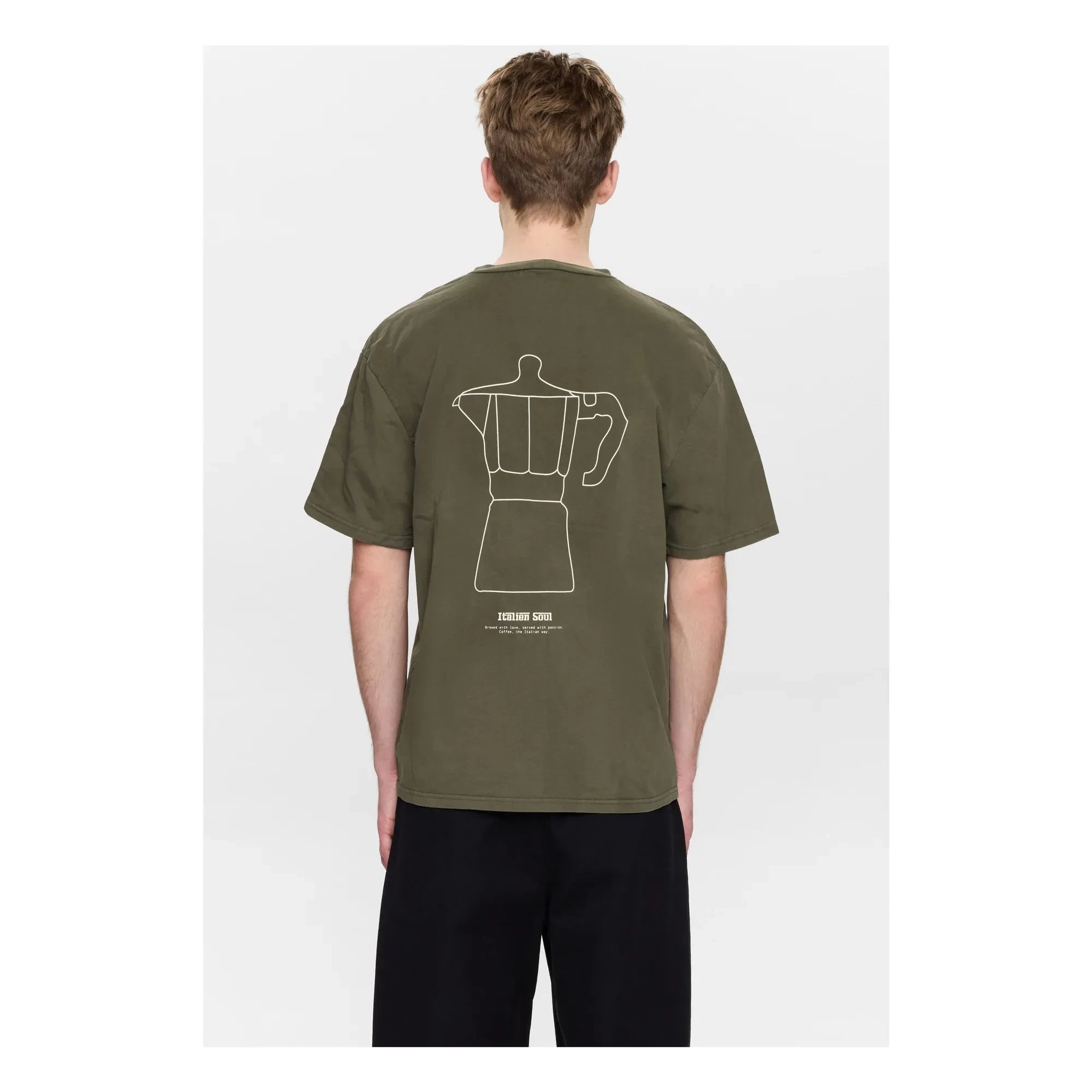 Anerkjendt - Akvillads italienisches T-Shirt | Dunkelgrün