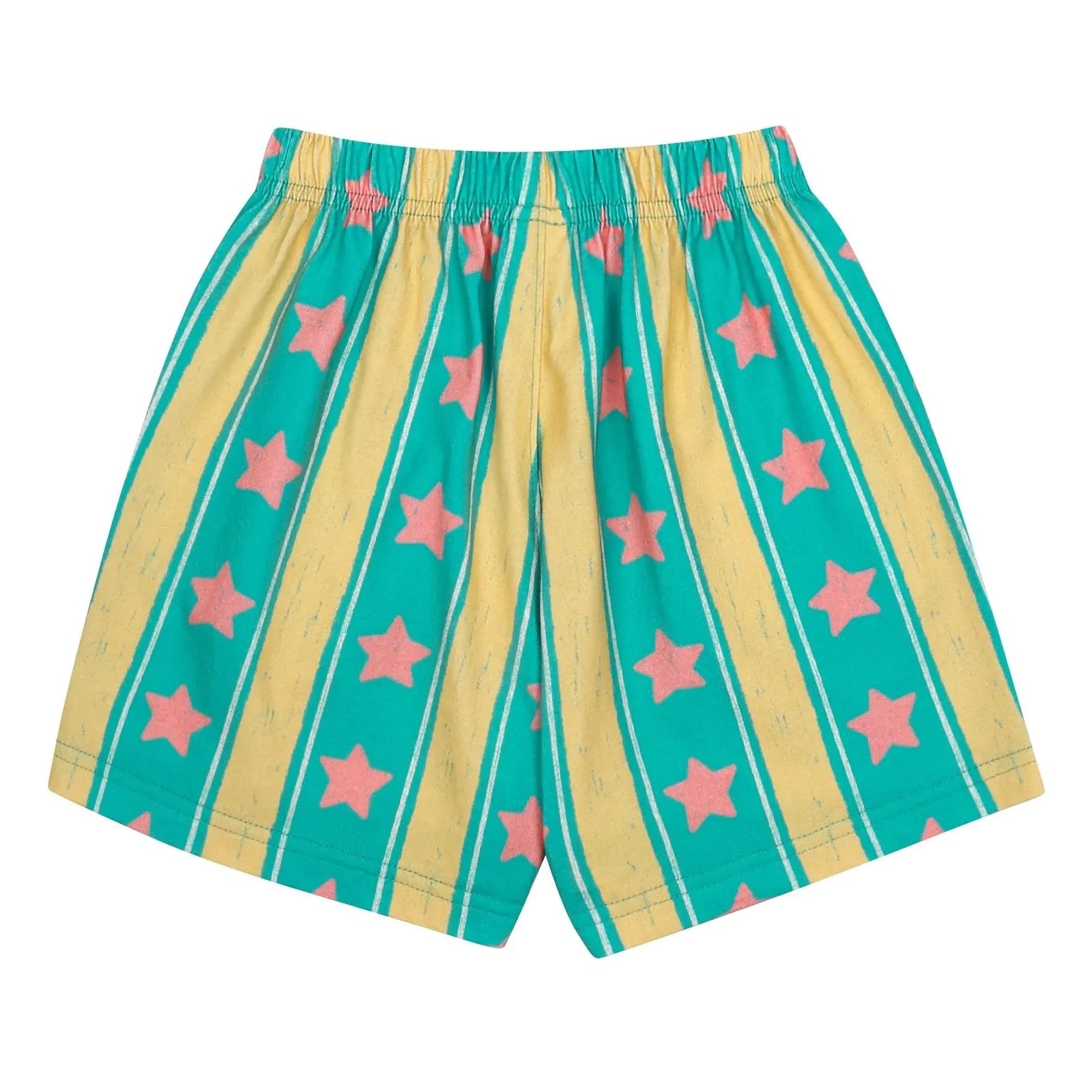Jelly Mallow - Sterne gestreifte Shorts | Türkis