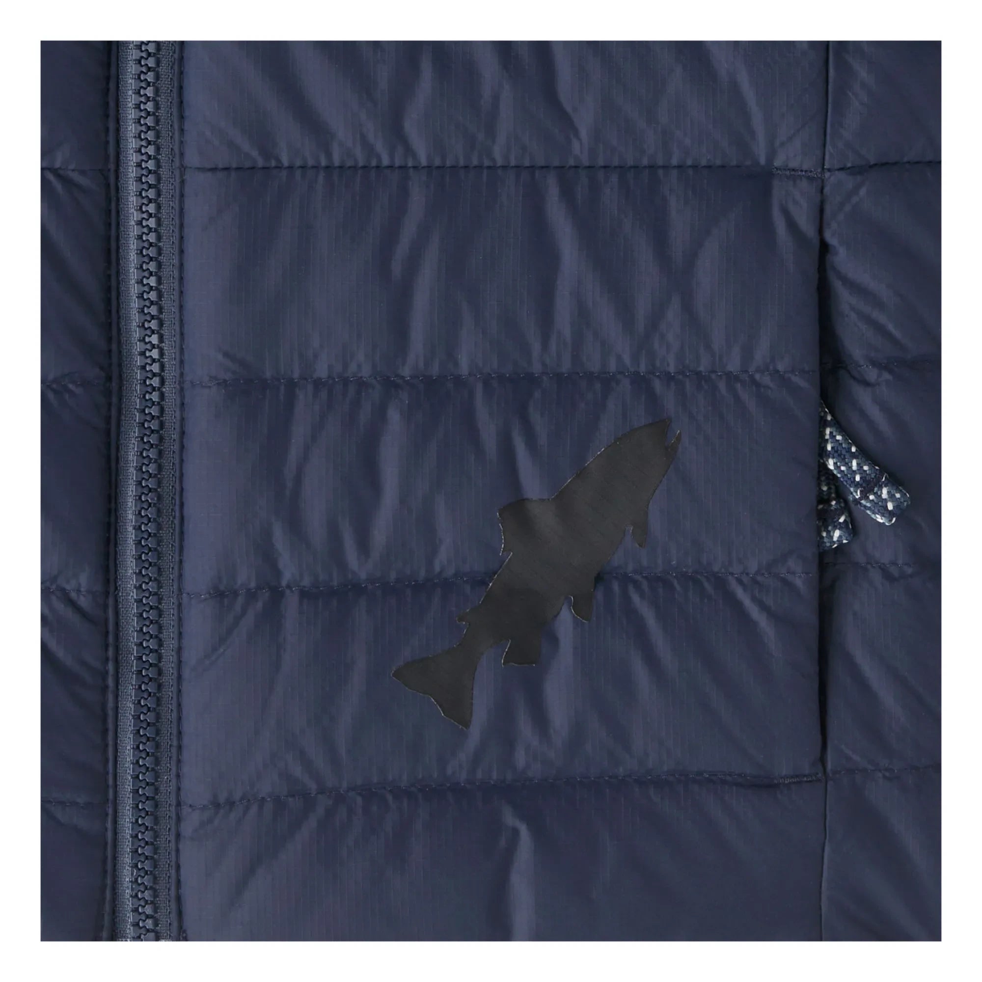 Patagonia – Recycelter Daunen-Pullover als Jacke | Marineblau