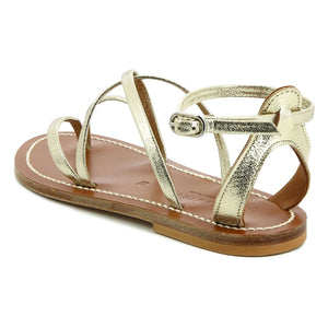 K.Jacques - Epicure Metallic Sandalen | Champagner