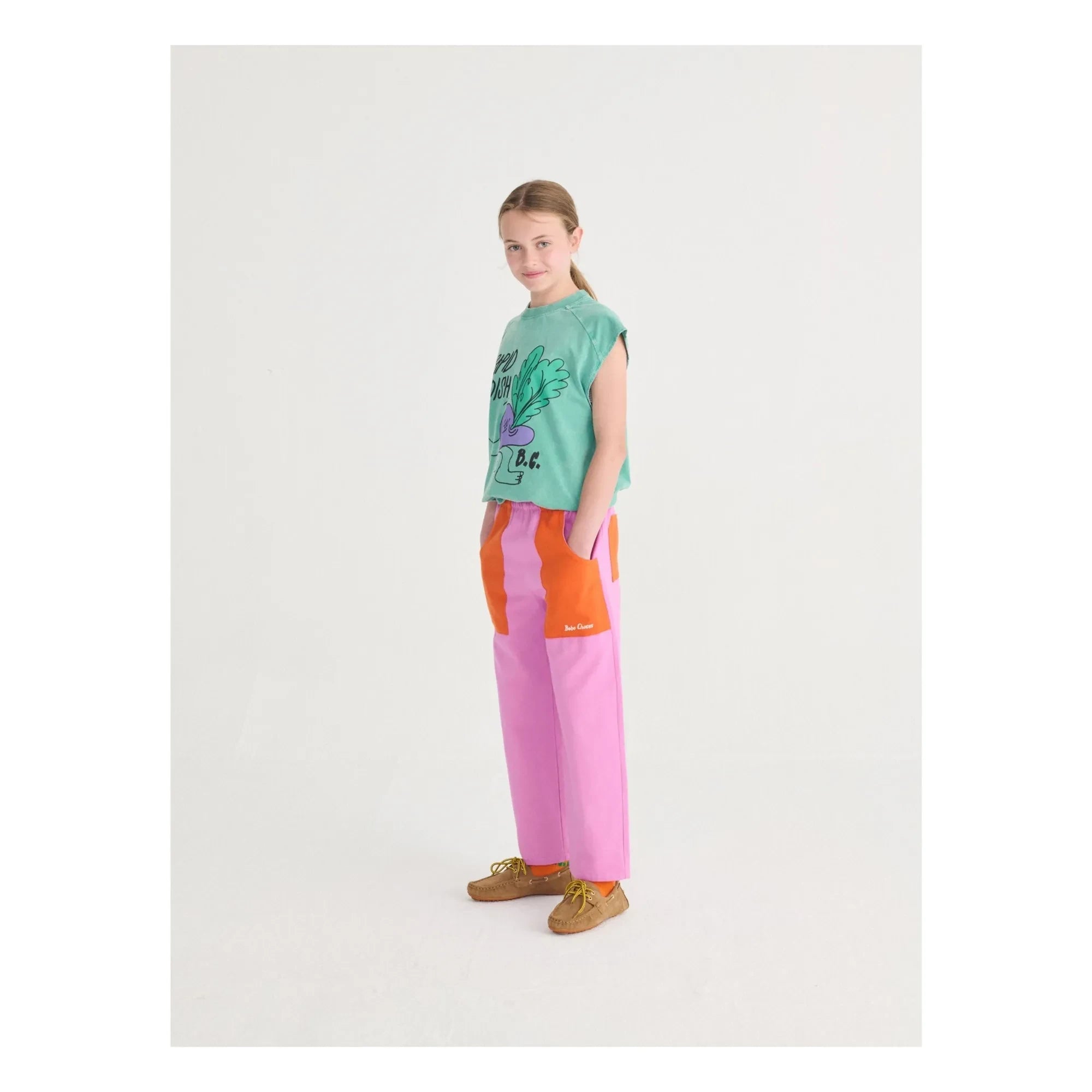 Bobo Choses - Farbblock-Hose aus Bio-Baumwolle | Lila