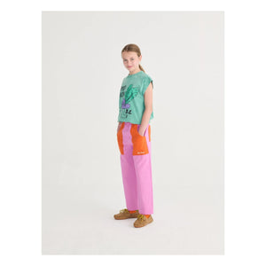 Bobo Choses - Farbblock-Hose aus Bio-Baumwolle | Lila