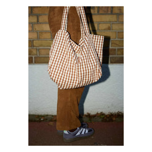 Gabrielle Paris - Mocha Karo Handtasche