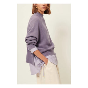 Sessùn - Oliveira Baumwoll-Sweatshirt | Lila