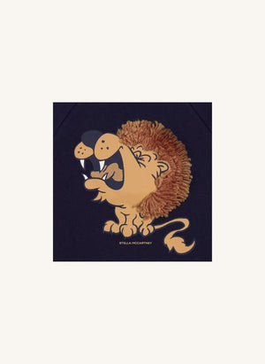 Stella McCartney Kids - Löwen-Sweatshirt | Dunkelblau
