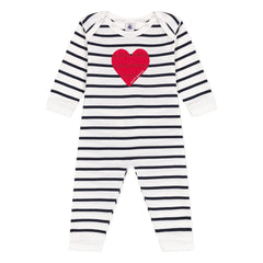 Petit Bateau - Berlin Bio-Baumwoll-Pyjama | Ecru