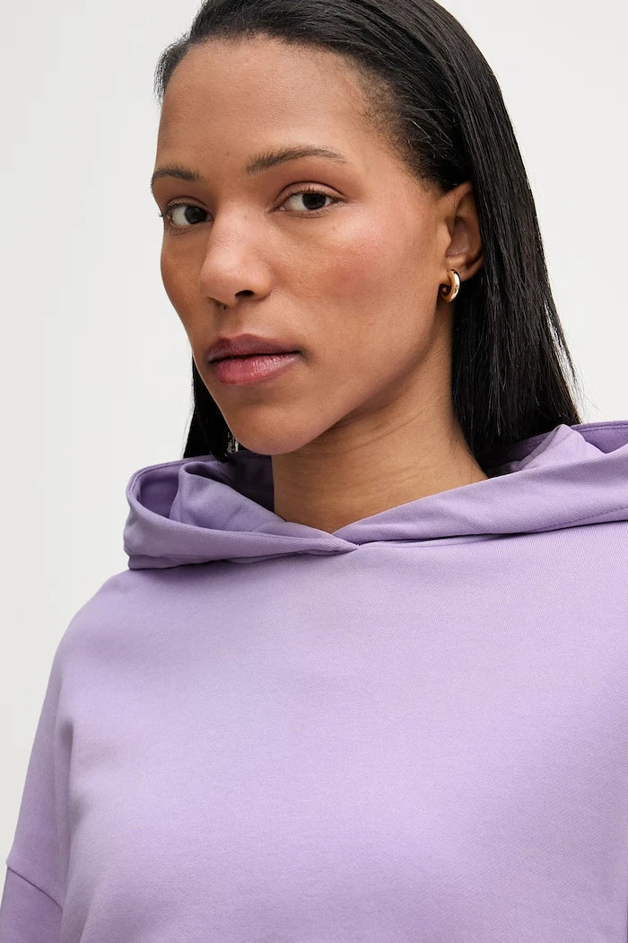 Marc O'Polo kadın pamuklu kapüşonlu sweatshirt