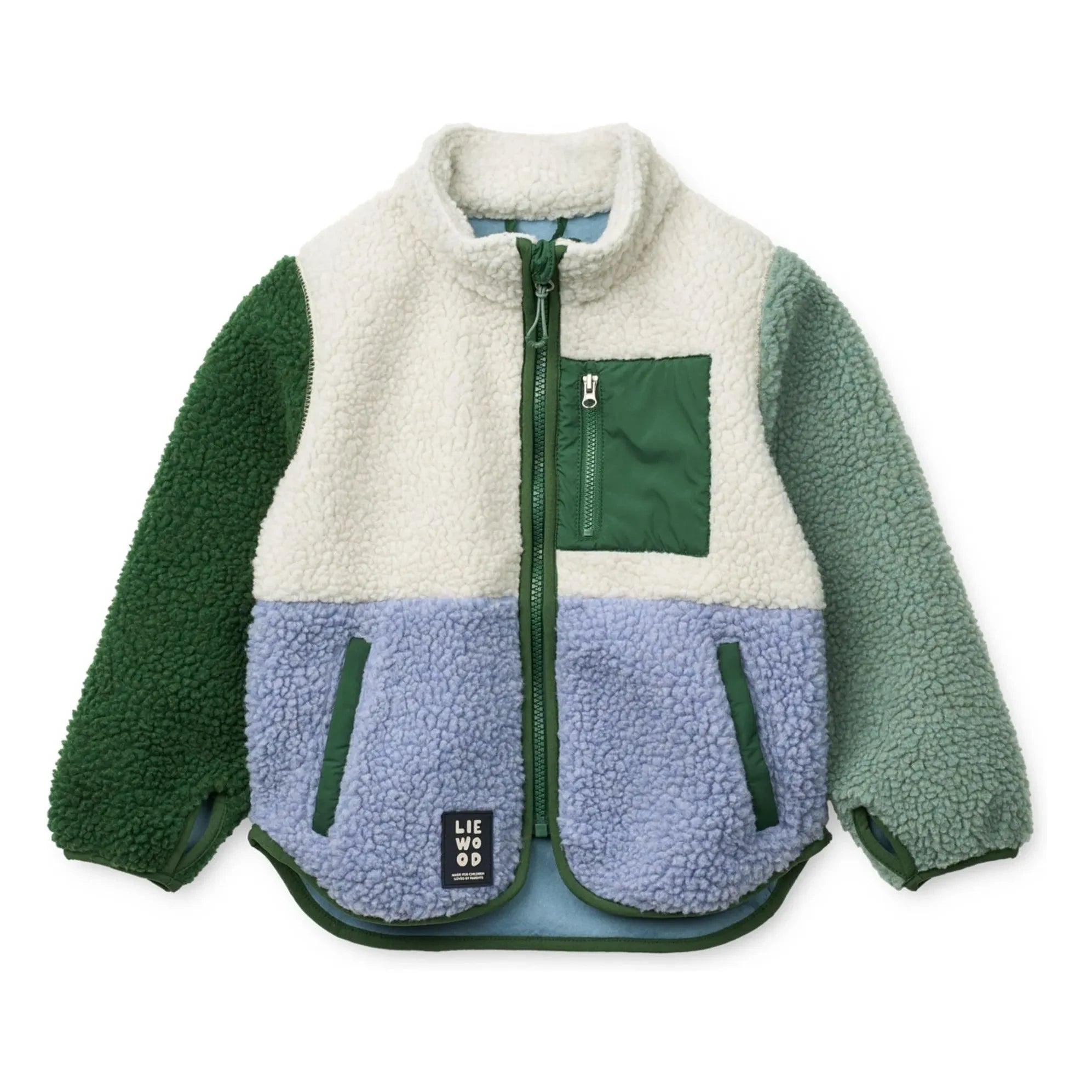 Liewood - Nolan Recycelte Faser Sherpa Jacke | Lavendel
