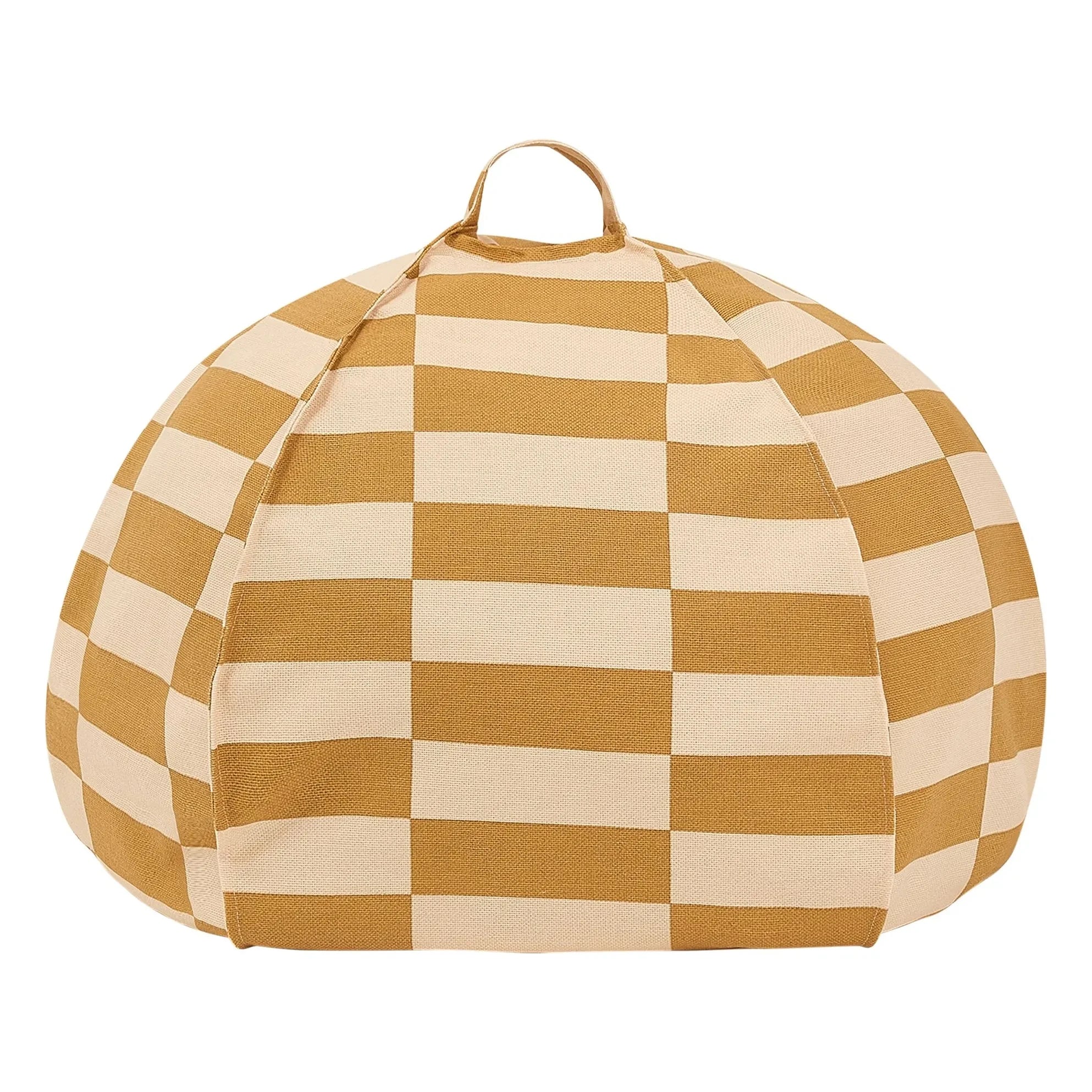 Nobodinoz - Vibes Tiles runder Pouf | Gelb