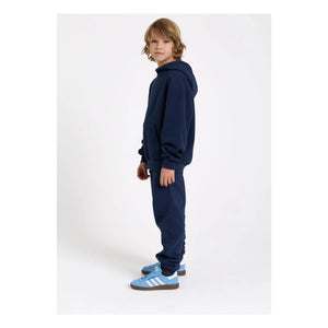 Smallable Kid - Gewaschene blaue Bio-Baumwoll-Jogger